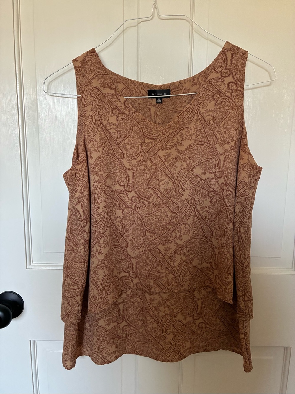 The Limited Rust Paisley Tank Top